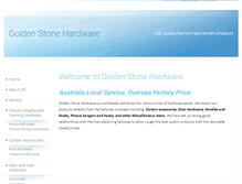 Tablet Screenshot of goldenstone.com.au